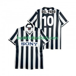 Juventus DEL PIERO 10 1995 1996 Retro Män Hemma Matchtröja Kortärmad