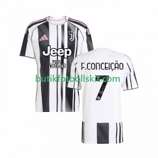 Juventus Francisco Conceicao 7 Män Hemma Matchtröja 2025/26 Kortärmad