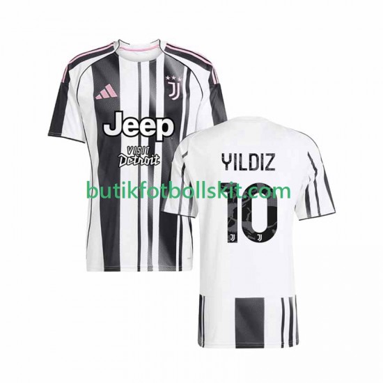 Juventus Kenan Yildiz 10 Män Hemma Matchtröja 2025/26 Kortärmad