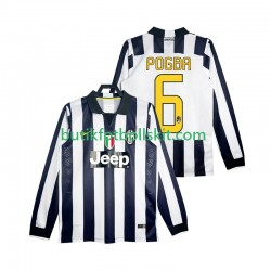 Juventus Pogba 6 2014 2015 Retro Män Hemma Matchtröja Långärmad