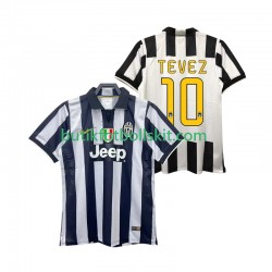 Juventus TEVEZ 10 2014 2015 Retro Män Hemma Matchtröja Kortärmad
