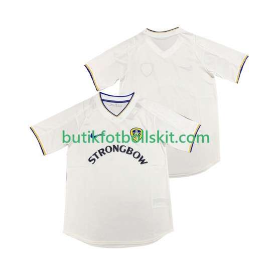 Leeds United 2000 2001 Retro Män Hemma Matchtröja Kortärmad