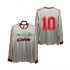 Liverpool 10 1989 1991 Retro Män Borta Matchtröja Långärmad