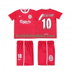 Liverpool BERGKAMP 10 LWP 1997 Retro Barn Hemma Matchtröja 1998 Kortärmad