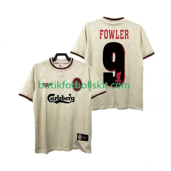 Liverpool FOWLER 9 1996 1997 Retro Män Borta Matchtröja Kortärmad