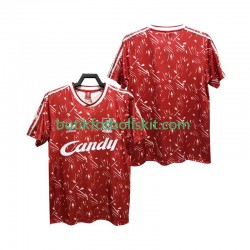 Liverpool 1989 1991 Retro Män Hemma Matchtröja Kortärmad