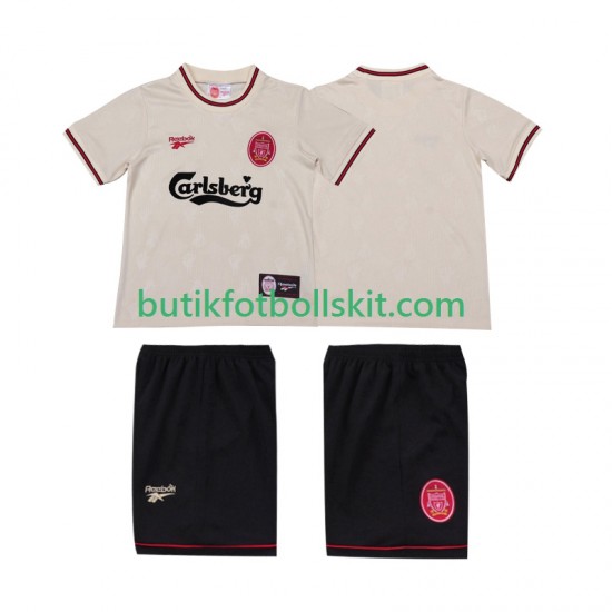Liverpool LWP 1996 1997 Retro Barn Borta Matchtröja Kortärmad