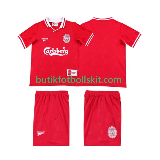 Liverpool LWP 1996 1997 Retro Barn Hemma Matchtröja Kortärmad