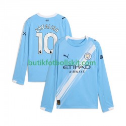 Manchester City Jack Grealish 10 Män Hemma Matchtröja 2025/26 Långärmad