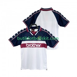 Manchester City 1997 Retro Män Borta Matchtröja 1998 Kortärmad