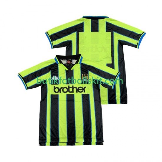 Manchester City Retro Män Borta Matchtröja 1999 1998 Kortärmad
