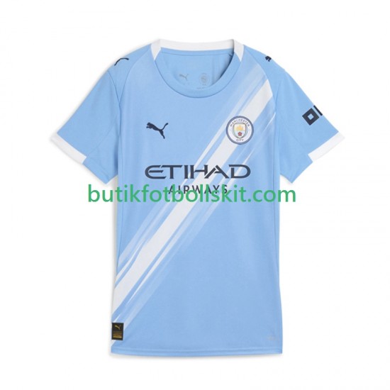 Manchester City Kvinnor Hemma Matchtröja 2025/26 Kortärmad