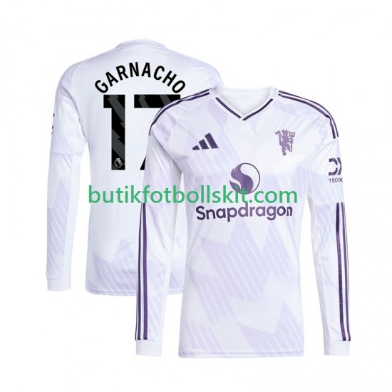 Manchester United Alejandro Garnacho 17 Män Borta Matchtröja 2025/26 Långärmad