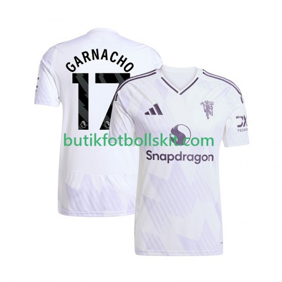 Manchester United Alejandro Garnacho 17 Män Borta Matchtröja 2025/26 Kortärmad
