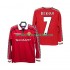 Manchester United BECKHAM 7 Retro Män Hemma Matchtröja 1999 1998 Långärmad