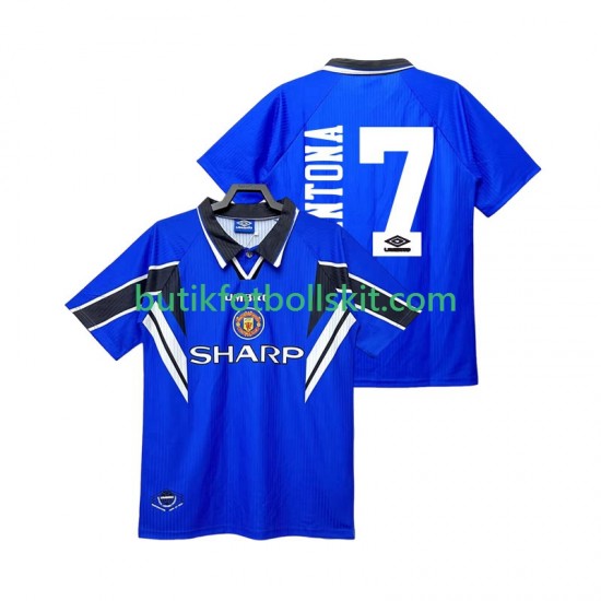 Manchester United CANTONA 7 1996 Retro Män Tredje Matchtröja 1998 Kortärmad