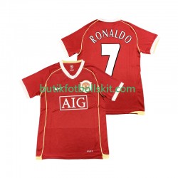 Manchester United Cristiano Ronaldo 7 2007 Retro Män Hemma Matchtröja 2006 Kortärmad