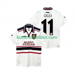Manchester United GIGGS 11 Retro Män Borta Matchtröja 1999 1998 Kortärmad