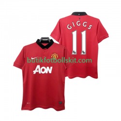 Manchester United GIGGS 11 2013 2014 Retro Män Hemma Matchtröja Kortärmad