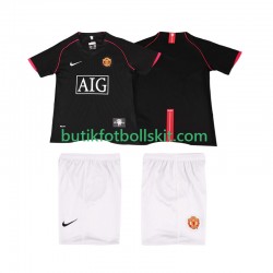 Manchester United 2007 Retro Barn Borta Matchtröja 2008 Kortärmad