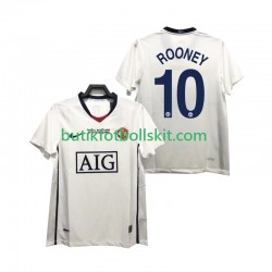 Manchester United ROONEY 10 Champions League 2009 Retro Män Borta Matchtröja 2008 Kortärmad