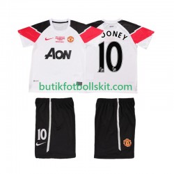 Manchester United ROONEY 10 Champions League 2012 Retro Barn Tredje Matchtröja 2011 Kortärmad