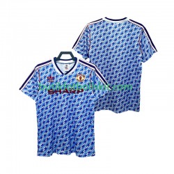 Manchester United 1990 1992 Retro Män Borta Matchtröja Kortärmad
