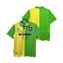 Manchester United 1992 1994 Retro Män Borta Matchtröja Kortärmad