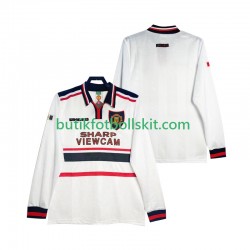 Manchester United Retro Män Borta Matchtröja 1999 1998 Långärmad
