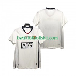 Manchester United Champions League 2009 Retro Män Borta Matchtröja 2008 Kortärmad