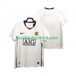 Manchester United Premier League 2009 Retro Män Borta Matchtröja 2008 Kortärmad
