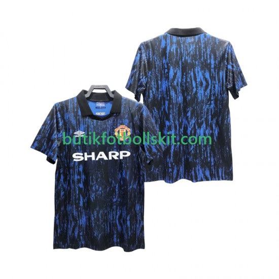 Manchester United 1993 Retro Män Hemma Matchtröja Kortärmad
