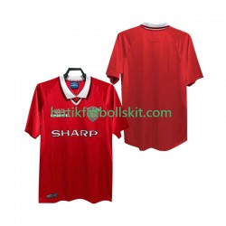 Manchester United 2000 Retro Män Hemma Matchtröja 1999 Kortärmad