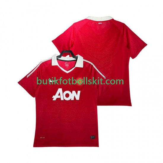 Manchester United Retro Män Hemma Matchtröja 2011 2010 Kortärmad