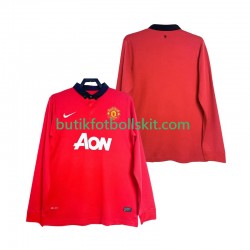 Manchester United 2013 2014 Retro Män Hemma Matchtröja Långärmad