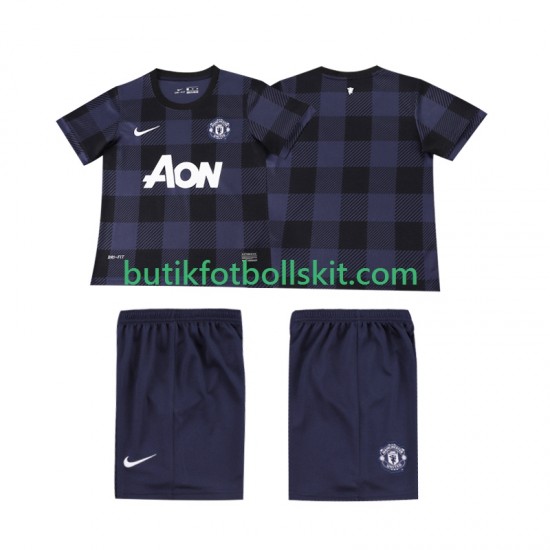 Manchester United 2013 2014 Retro Barn Borta Matchtröja Kortärmad
