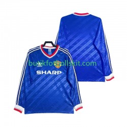 Manchester United 1986 1988 Retro Män Tredje Matchtröja Långärmad