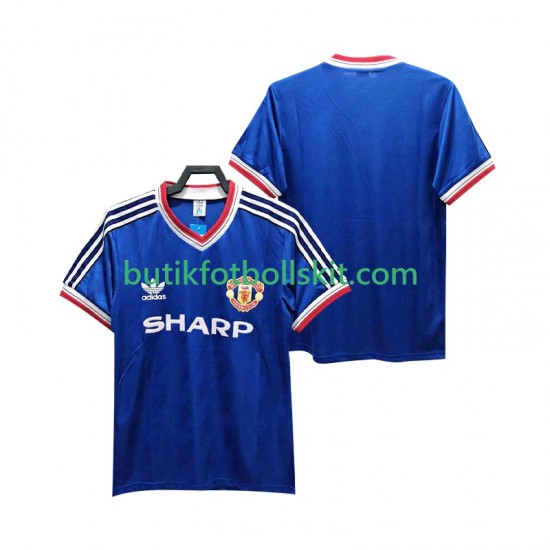 Manchester United 1986 1988 Retro Män Tredje Matchtröja Kortärmad
