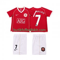 Manchester United Ronaldo 7 2007 Retro Barn Hemma Matchtröja 2006 Kortärmad