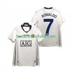 Manchester United Ronaldo 7 Champions League 2009 Retro Män Borta Matchtröja 2008 Kortärmad