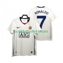 Manchester United Ronaldo 7 Premier League 2009 Retro Män Borta Matchtröja 2008 Kortärmad