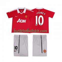 Manchester United Rooney 10 Retro Barn Hemma Matchtröja 2011 2010 Kortärmad
