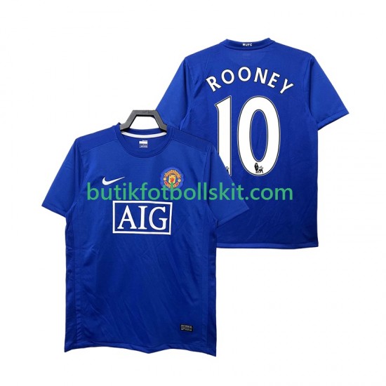 Manchester United Rooney 10 2009 Retro Män Tredje Matchtröja 2008 Kortärmad