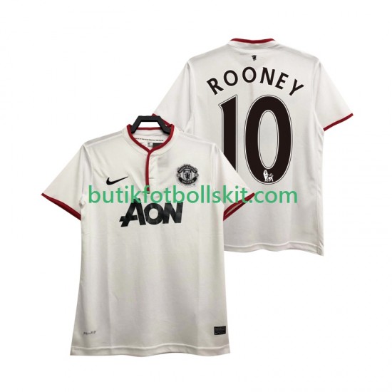 Manchester United Rooney 10 2013 2014 Retro Män Tredje Matchtröja Kortärmad