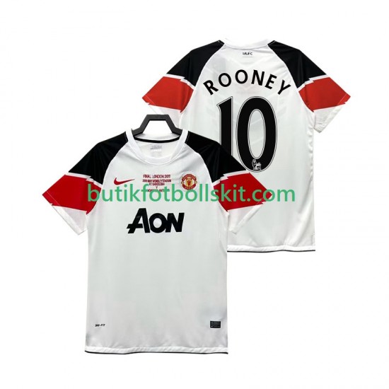 Manchester United Rooney 10 Champions League 2012 Retro Män Tredje Matchtröja 2011 Kortärmad