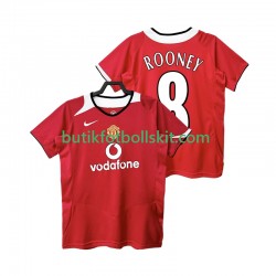 Manchester United Rooney 8 2005 Retro Män Hemma Matchtröja 2006 Kortärmad