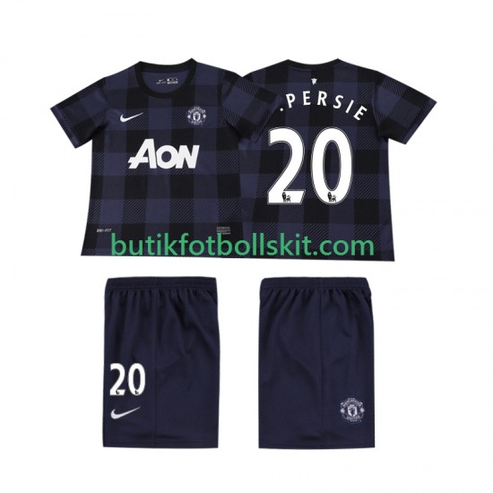 Manchester United V PERSIE 20 2013 2014 Retro Barn Borta Matchtröja Kortärmad
