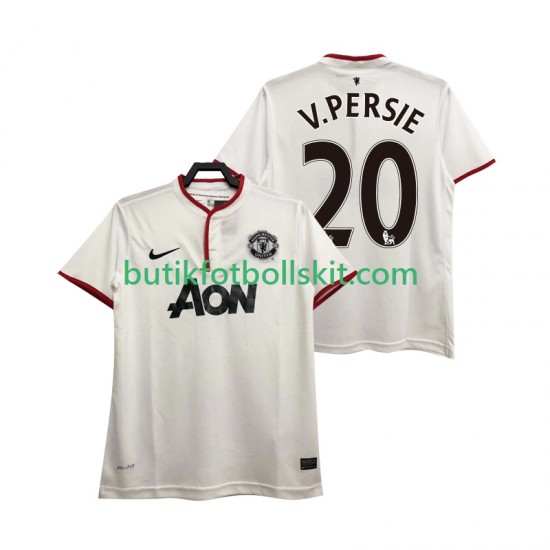 Manchester United V PERSIE 20 2013 2014 Retro Män Tredje Matchtröja Kortärmad