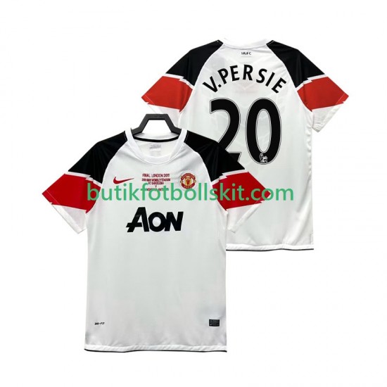Manchester United V PERSIE 20 Champions League 2012 Retro Män Tredje Matchtröja 2011 Kortärmad