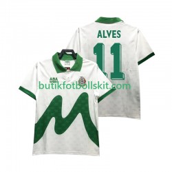 Mexiko ALVES 11 1995 Retro Män Borta Matchtröja Kortärmad